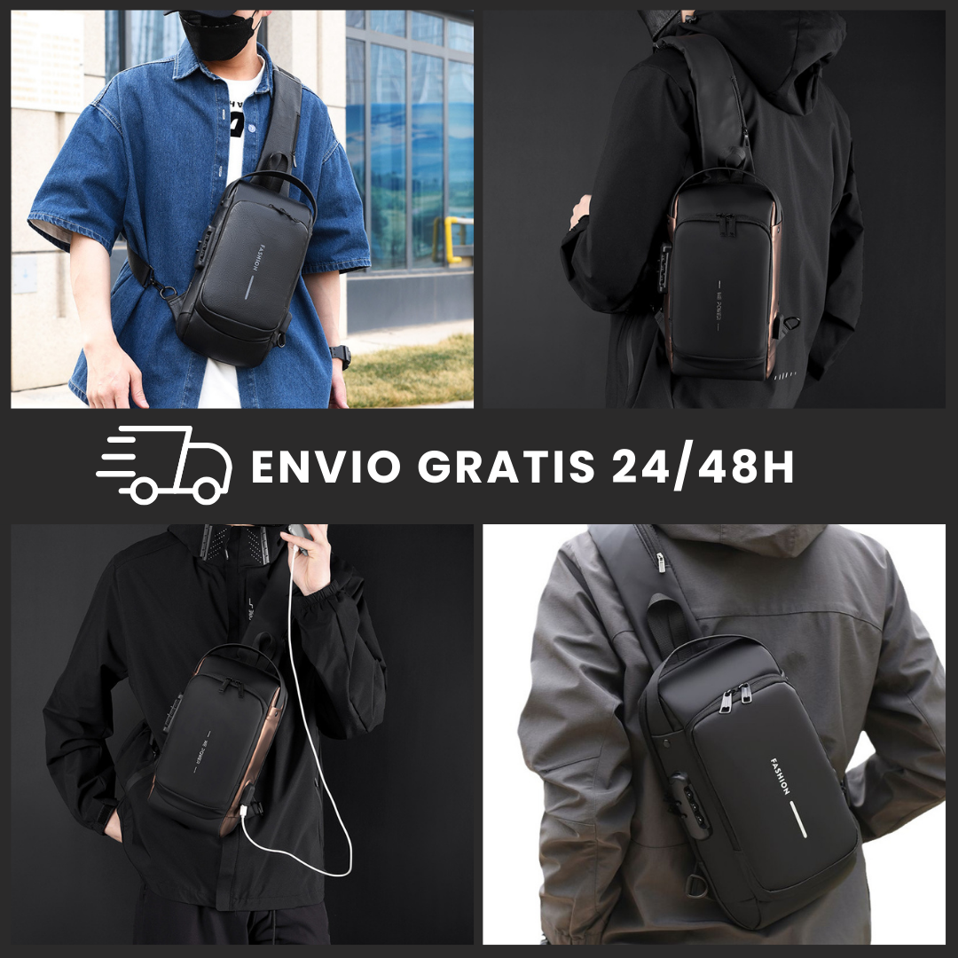 SecureX | Mochila cruzada antirrobo