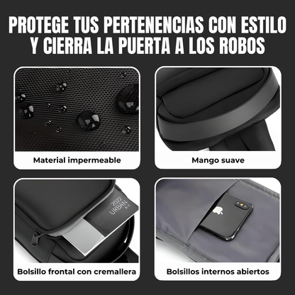 SecureX | Mochila cruzada antirrobo