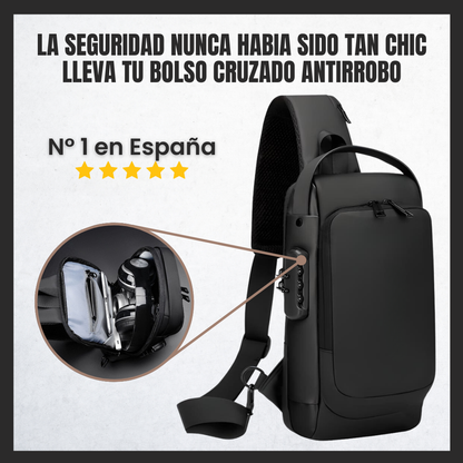 SecureX | Mochila cruzada antirrobo