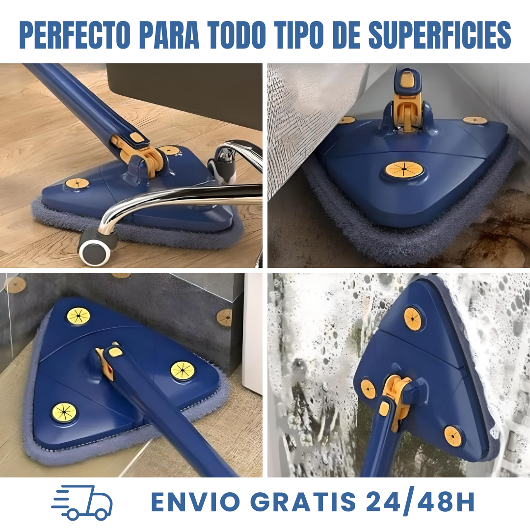 Mopa triangular 360º + 5 Recambios GRATIS