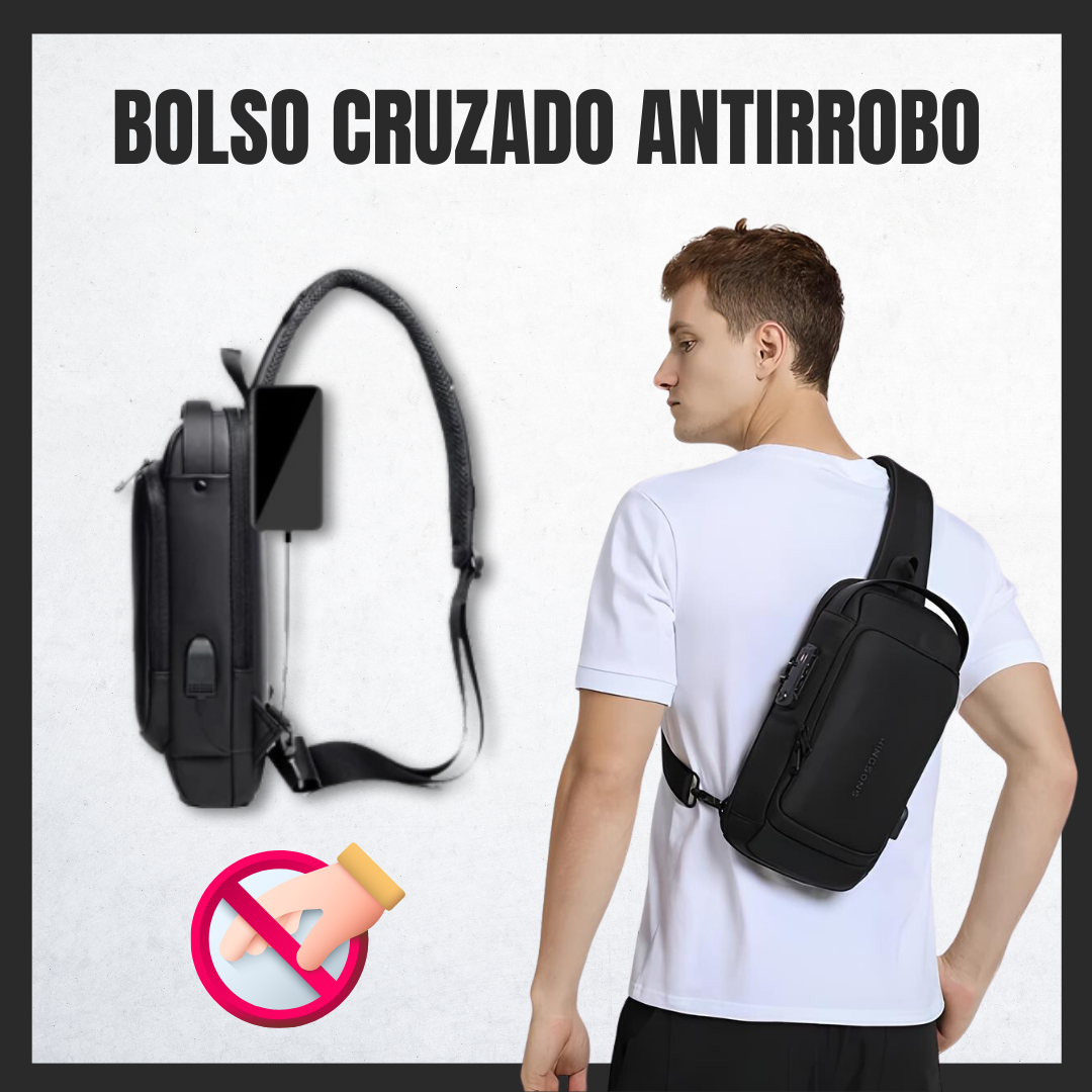 SecureX | Mochila cruzada antirrobo
